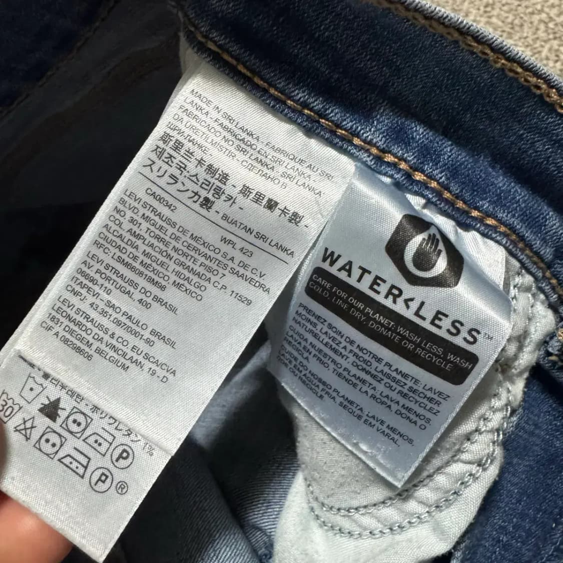 25 리바이스 724 청바지 여성 상품이미지4