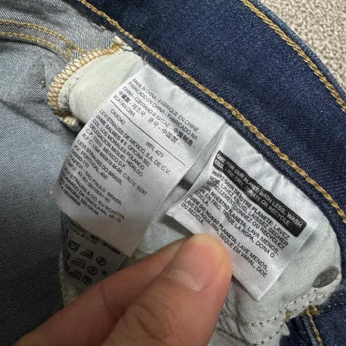 29 리바이스 711 청바지 여성 상품이미지4