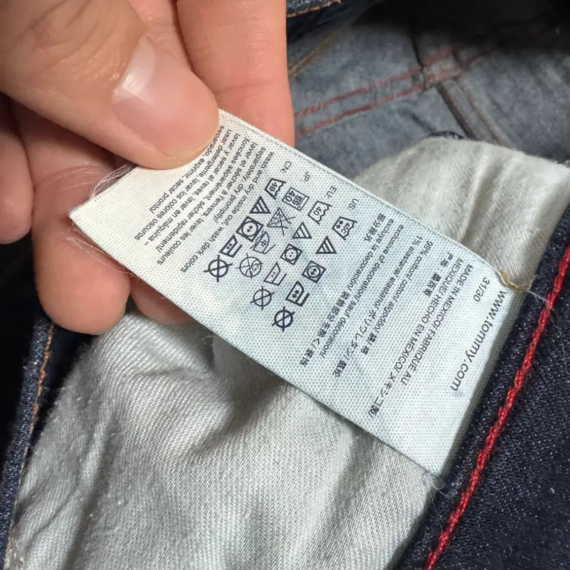 31 타미힐피거 진청바지 상품이미지6