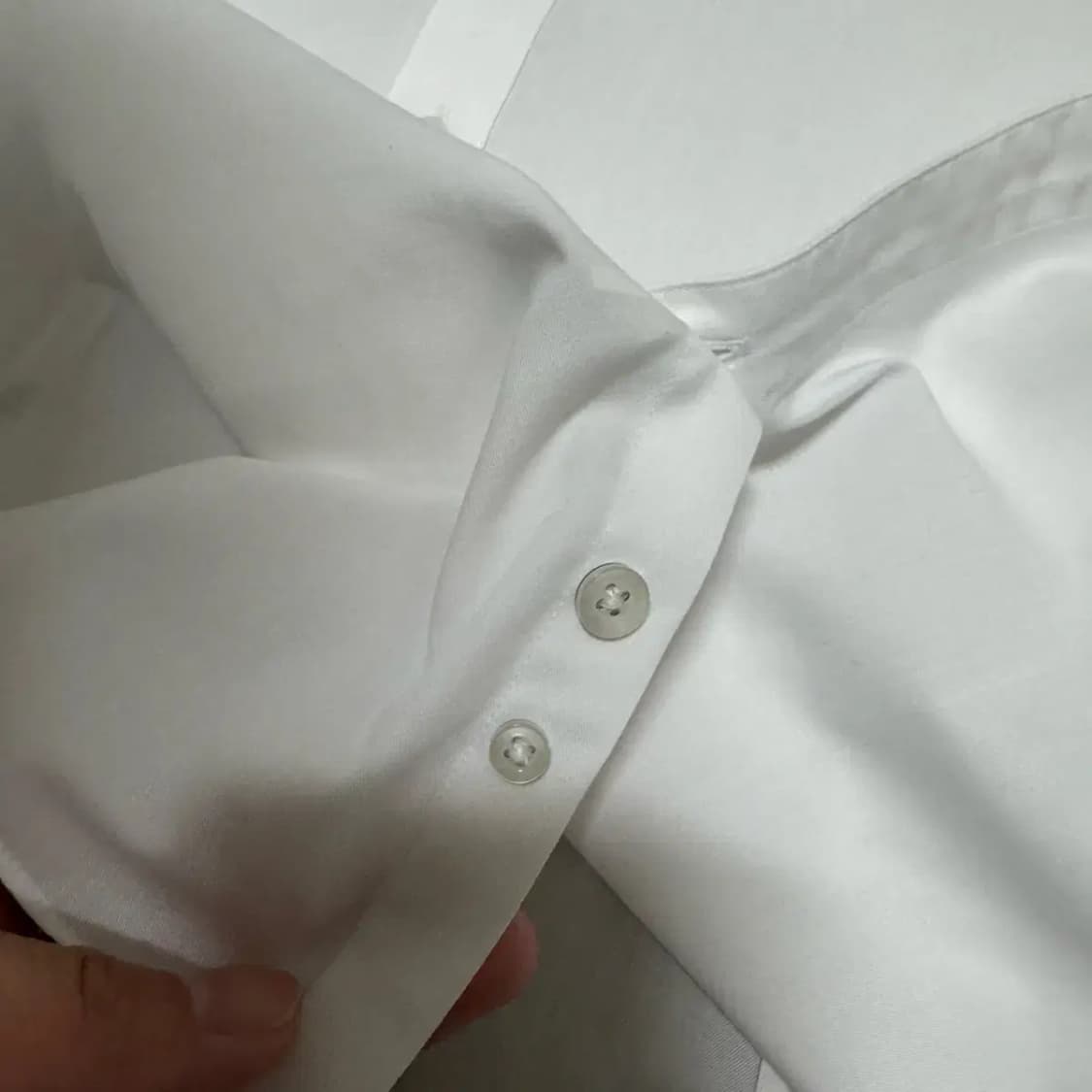 M 질스튜어트 화이트 셔츠 슬림핏 상품이미지4