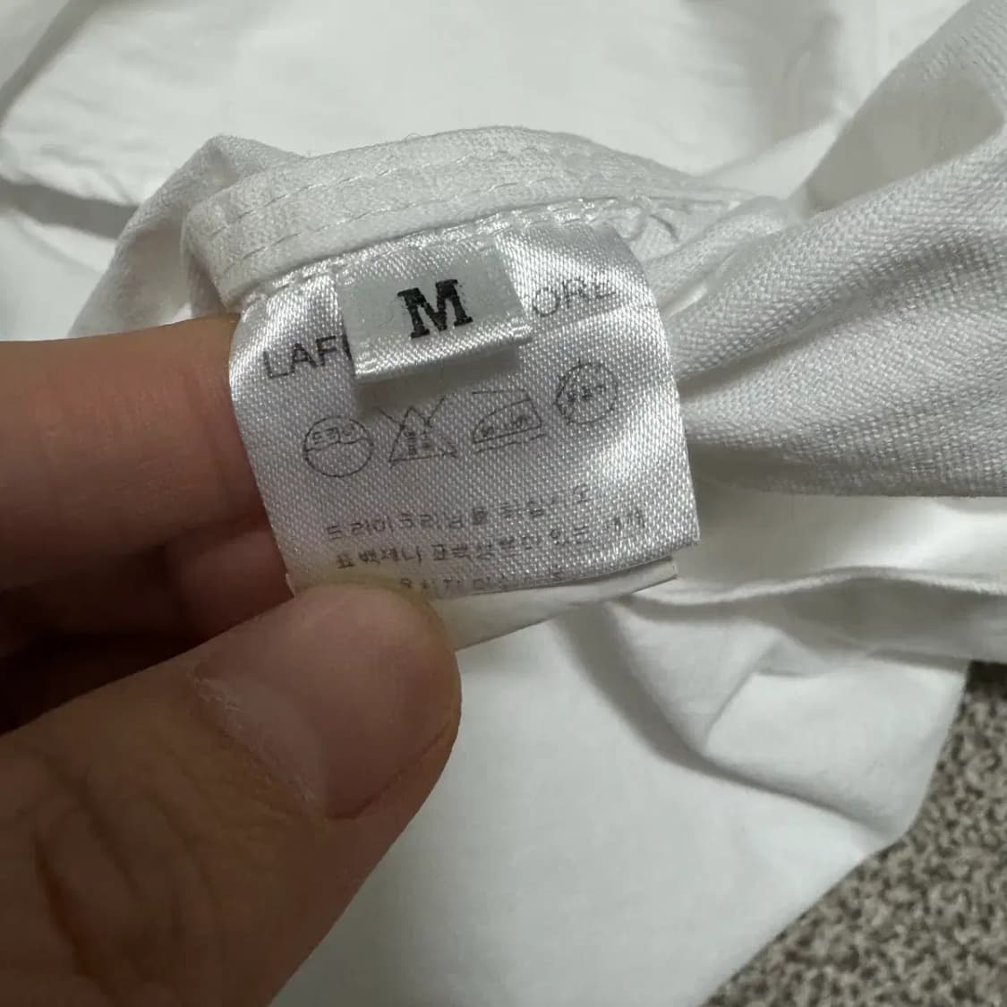 M 라퍼지스토어 화이트 셔츠 상품이미지4