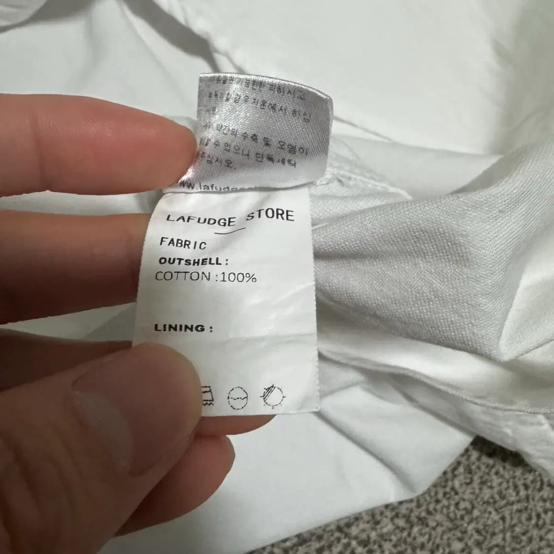 M 라퍼지스토어 화이트 셔츠 상품이미지5