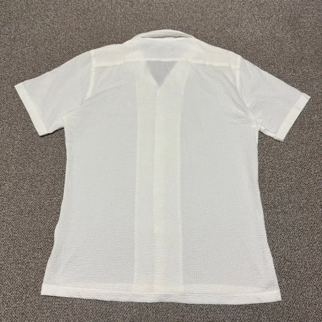 100 닥스 화이트 반팔 셔츠 레귤러핏 상품이미지6