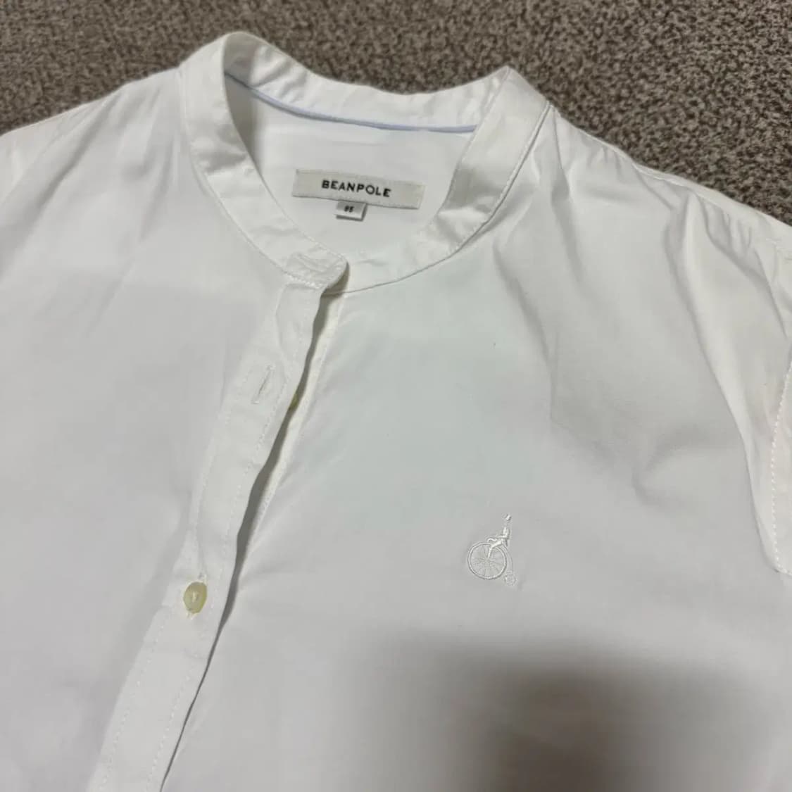 95 빈폴 헨리넥 긴팔 셔츠 화이트 상품이미지2