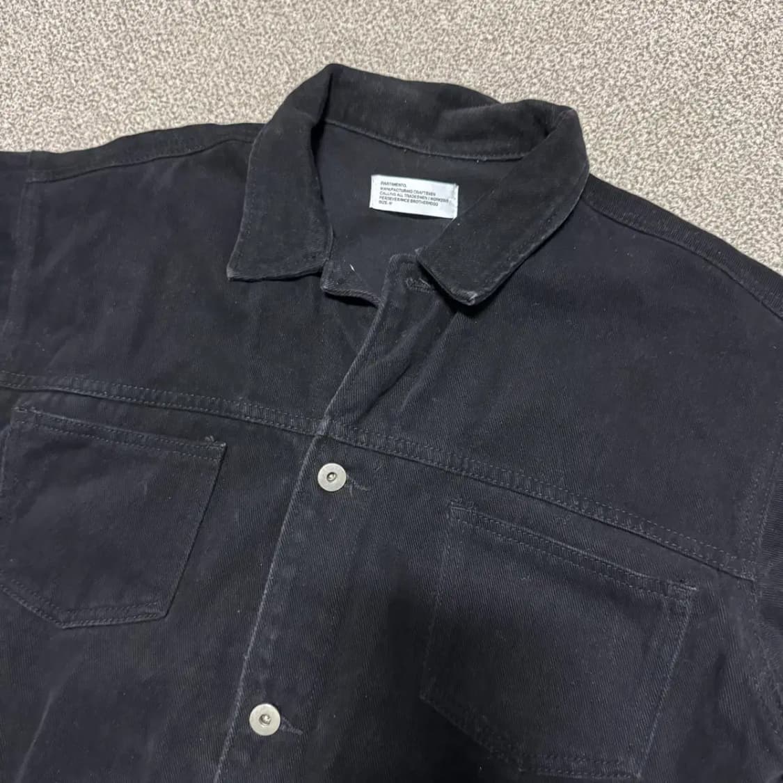 M 파르티멘토 흑청 데님 자켓 상품이미지2