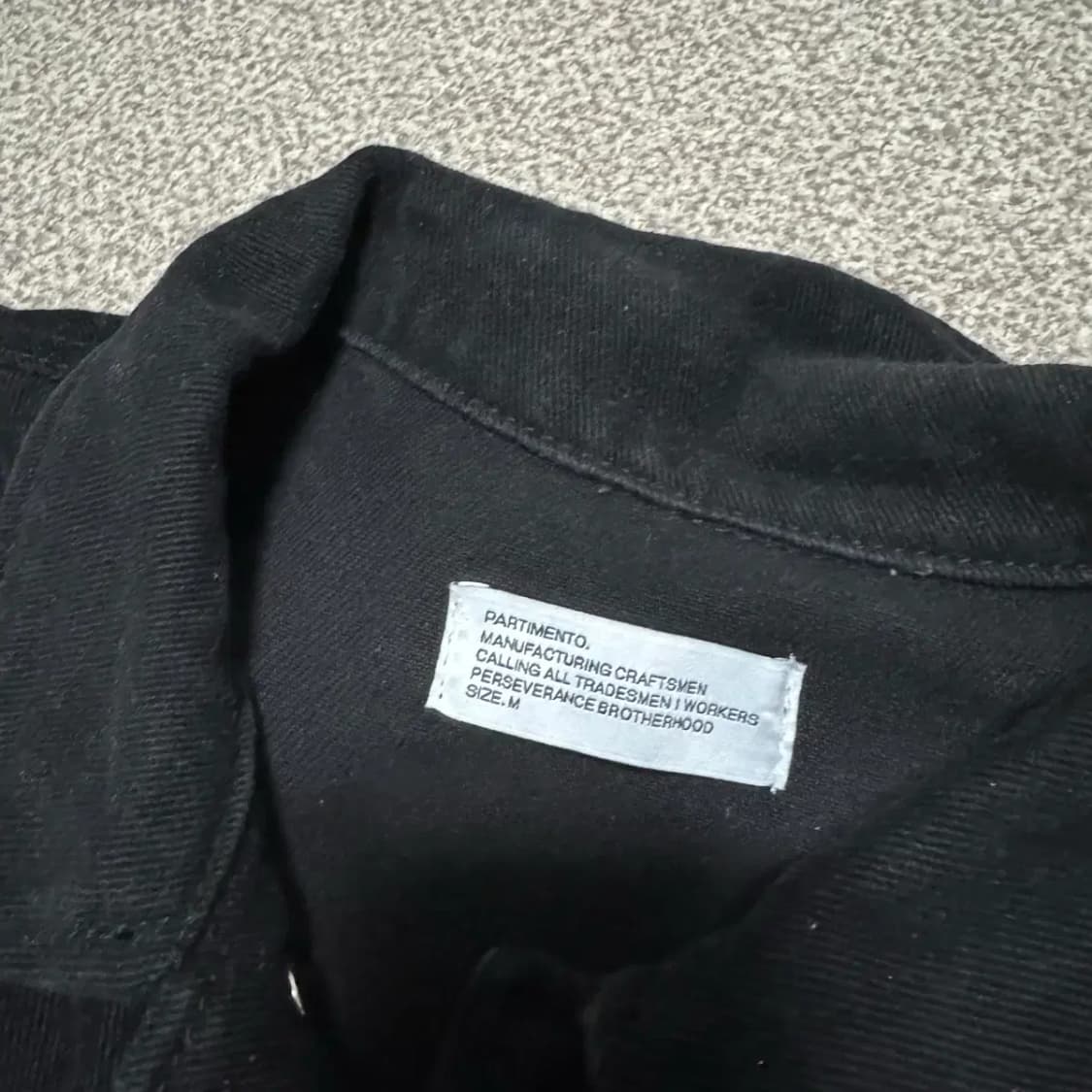 M 파르티멘토 흑청 데님 자켓 상품이미지3
