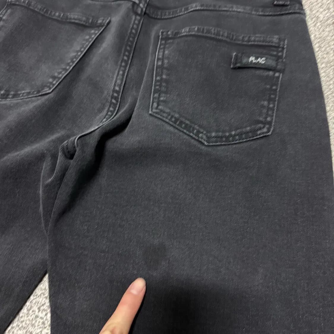 30 플랙 흑청바지 상품이미지3