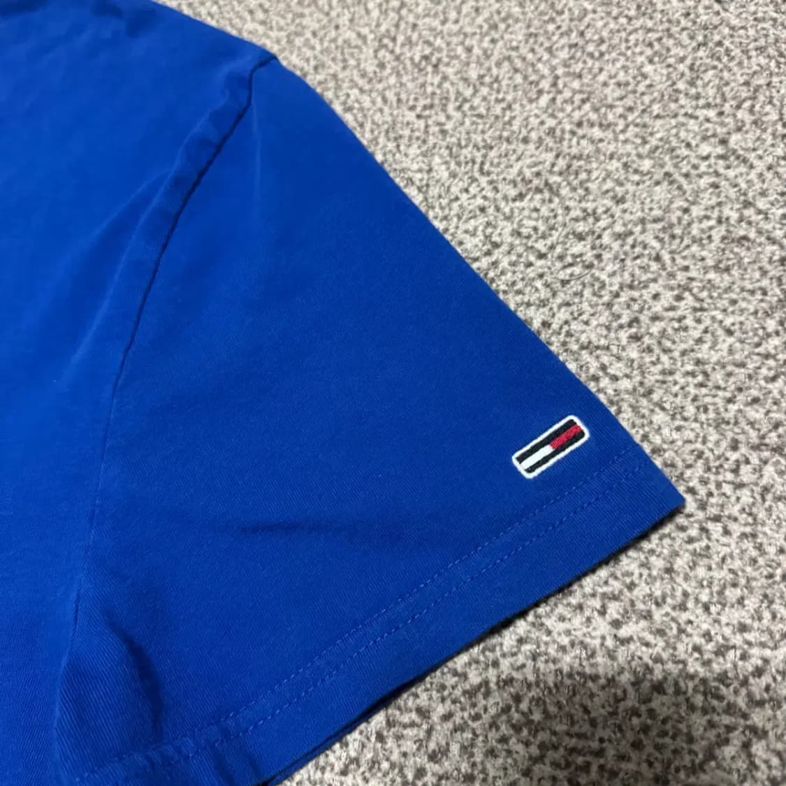 L 타미진스 로고 반팔 티셔츠 블루 상품이미지4