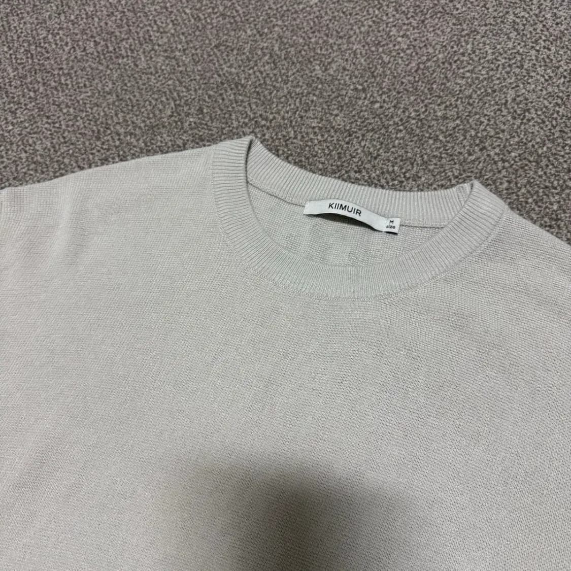 M 키뮤어 반팔 니트 상품이미지3