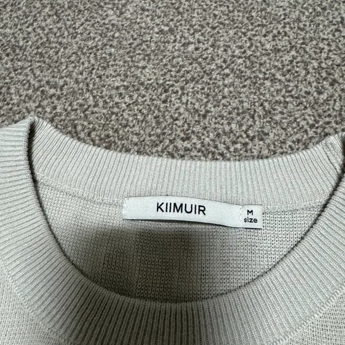 M 키뮤어 반팔 니트 상품이미지4