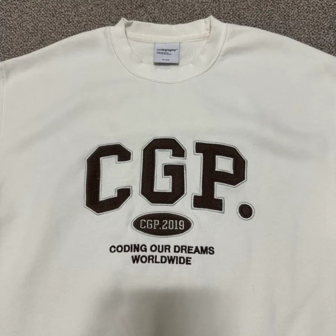 M 코드그라피 맨투맨 상품이미지2