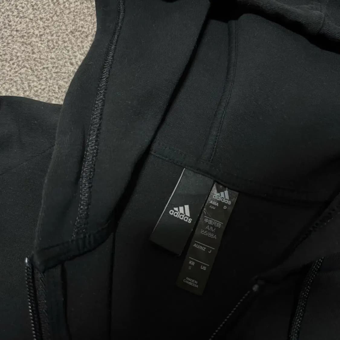 S 아디다스 후드집업 여성 상품이미지4