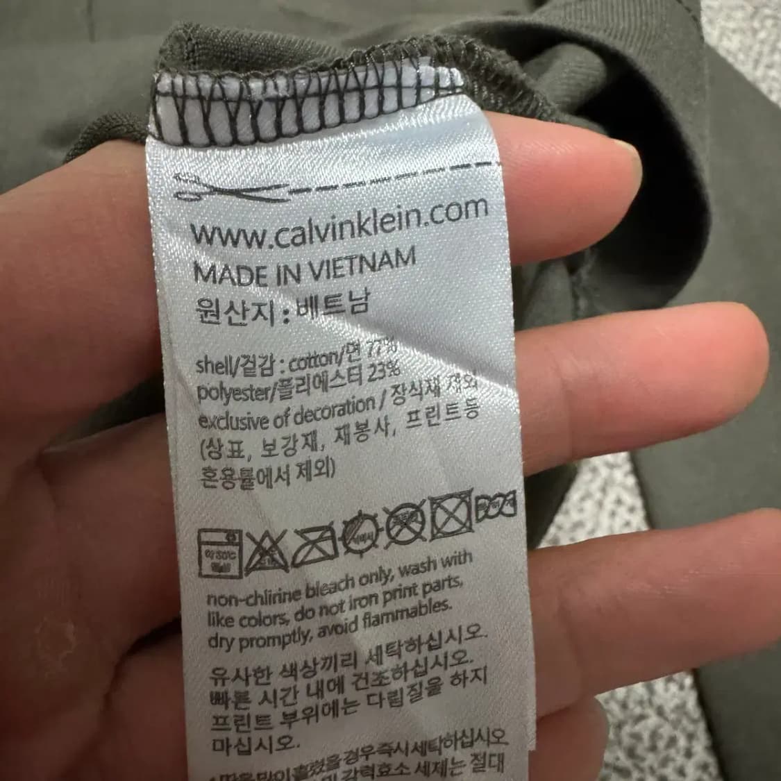 XL 캘빈클라인 ck 포켓 pk 긴팔 상품이미지4