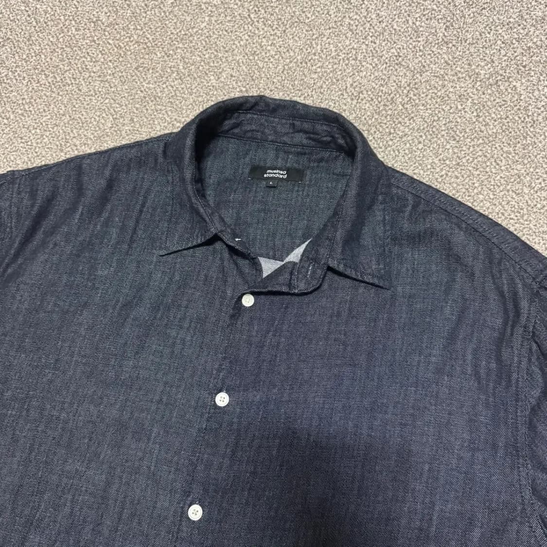 L 무신사스탠다드 데님 셔츠 상품이미지2
