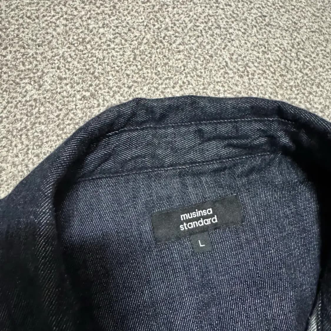 L 무신사스탠다드 데님 셔츠 상품이미지3