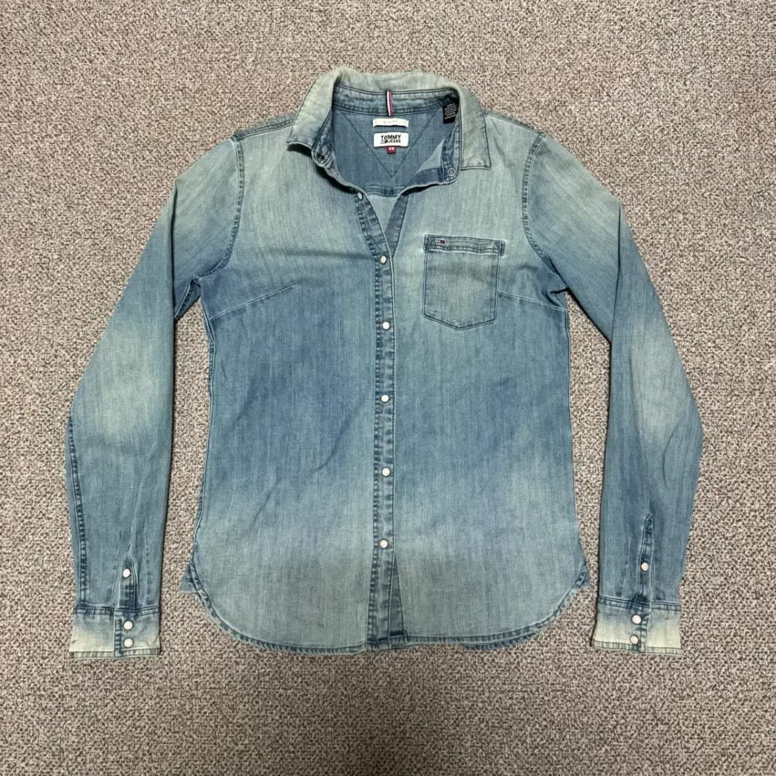 Xs 타미힐피거 데님 셔츠 여성 상품이미지1