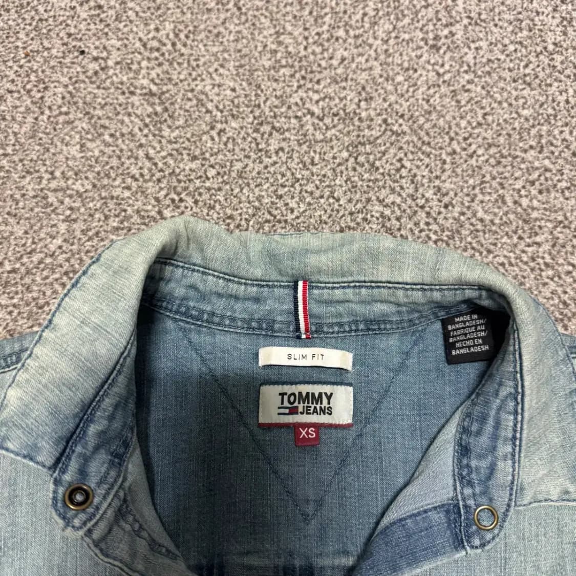 Xs 타미힐피거 데님 셔츠 여성 상품이미지3