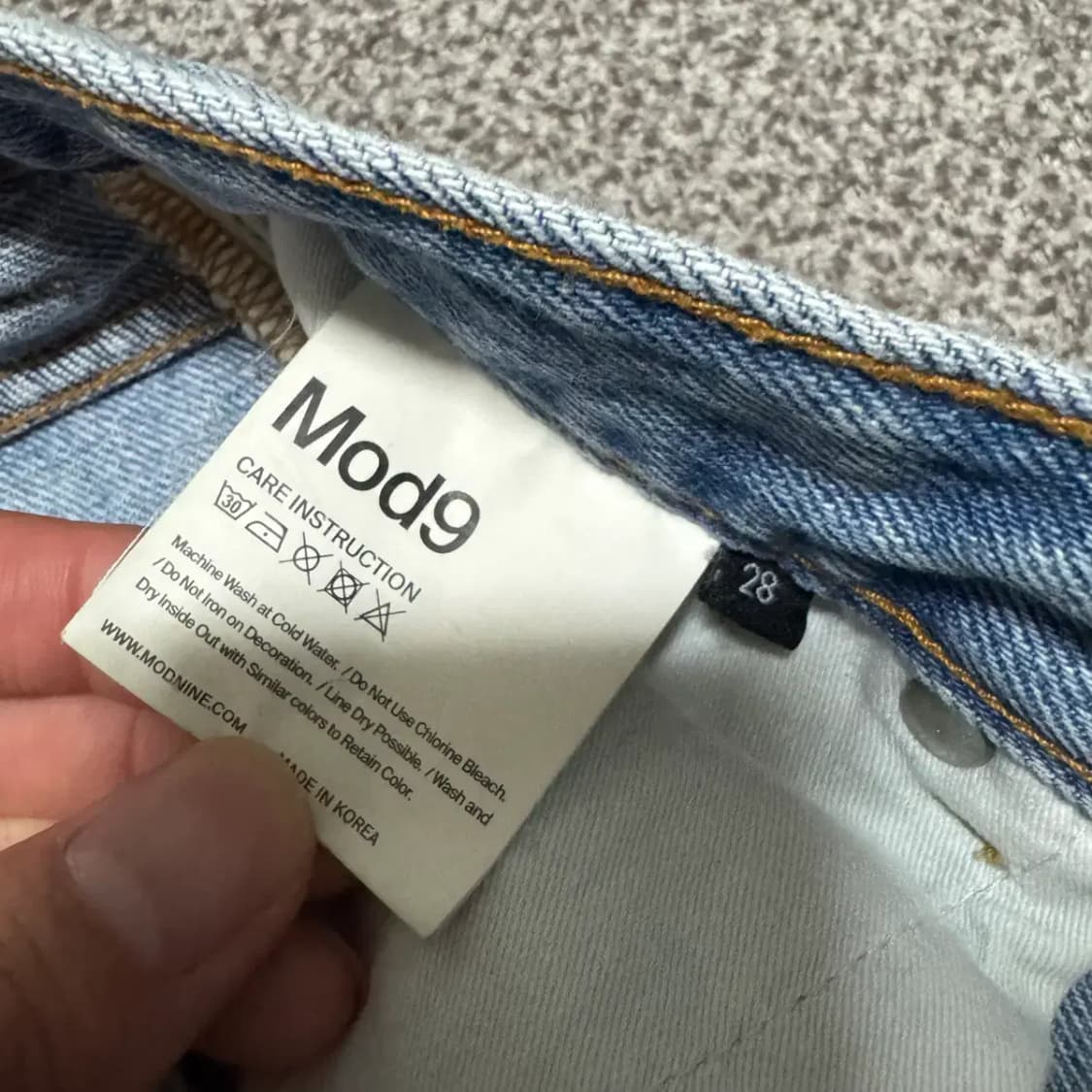 28 모드나인 청바지 상품이미지7