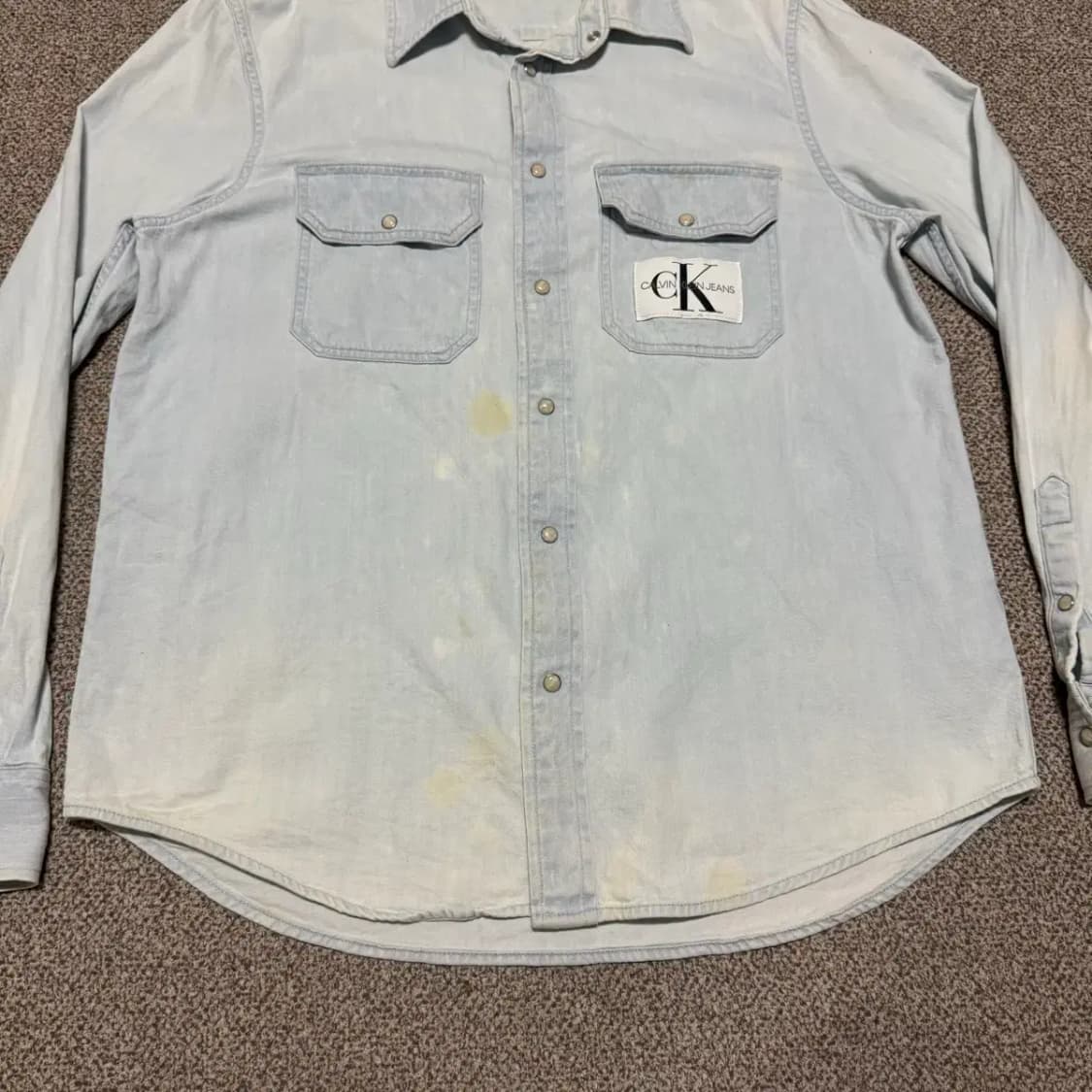 L 캘빈클라인 데님 셔츠 상품이미지4