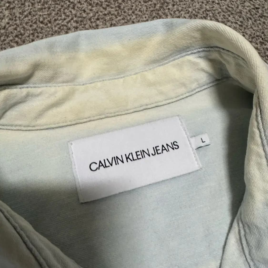 L 캘빈클라인 데님 셔츠 상품이미지6