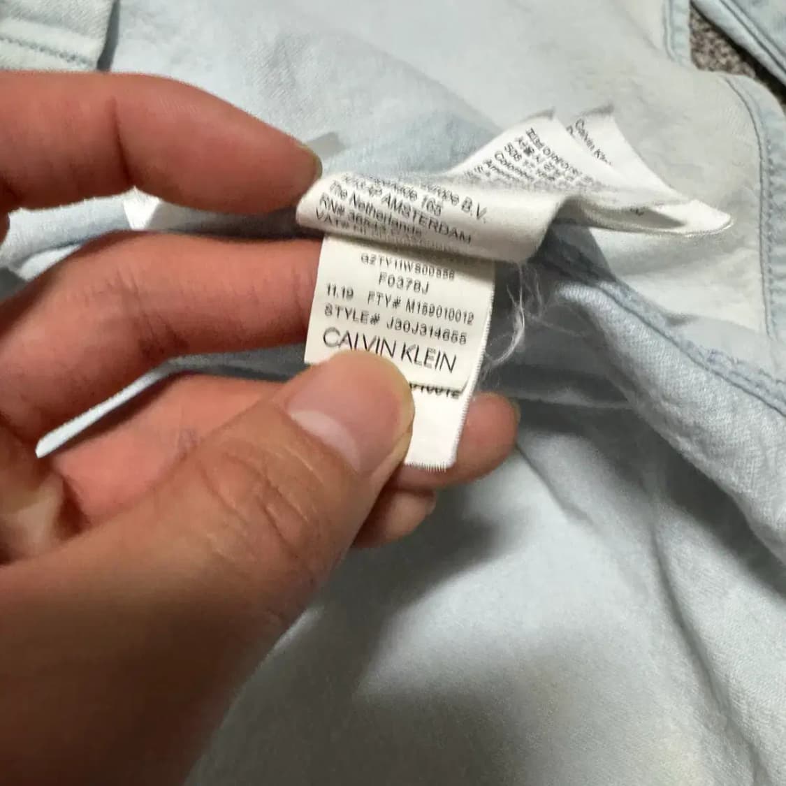 L 캘빈클라인 데님 셔츠 상품이미지8