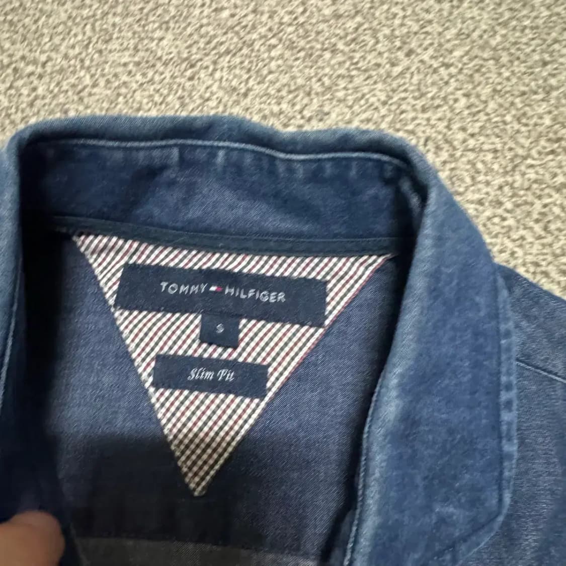 S 타미힐피거 데님 셔츠 여성 상품이미지4