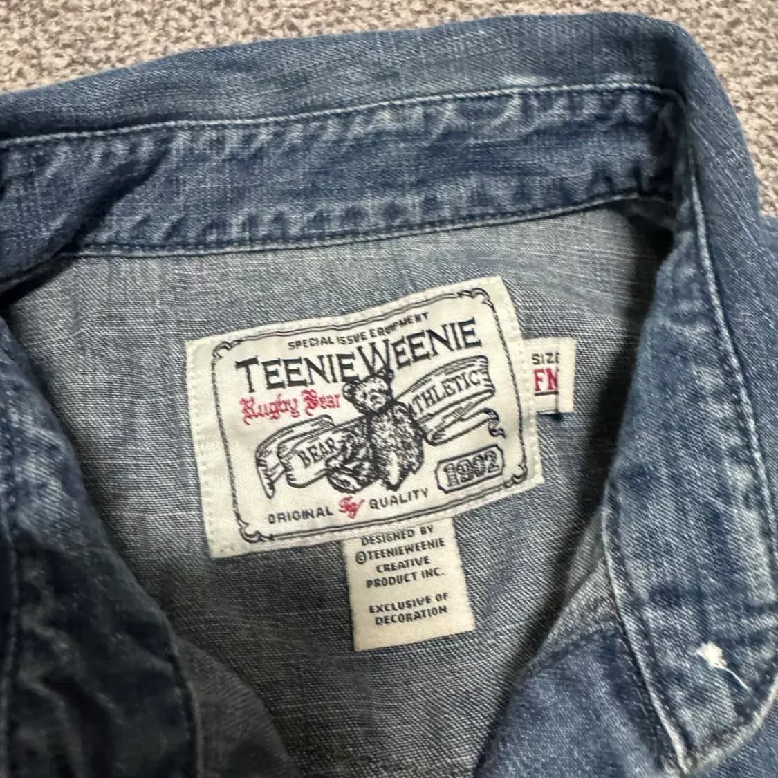 M 티니위니 데님 셔츠 여성 상품이미지4