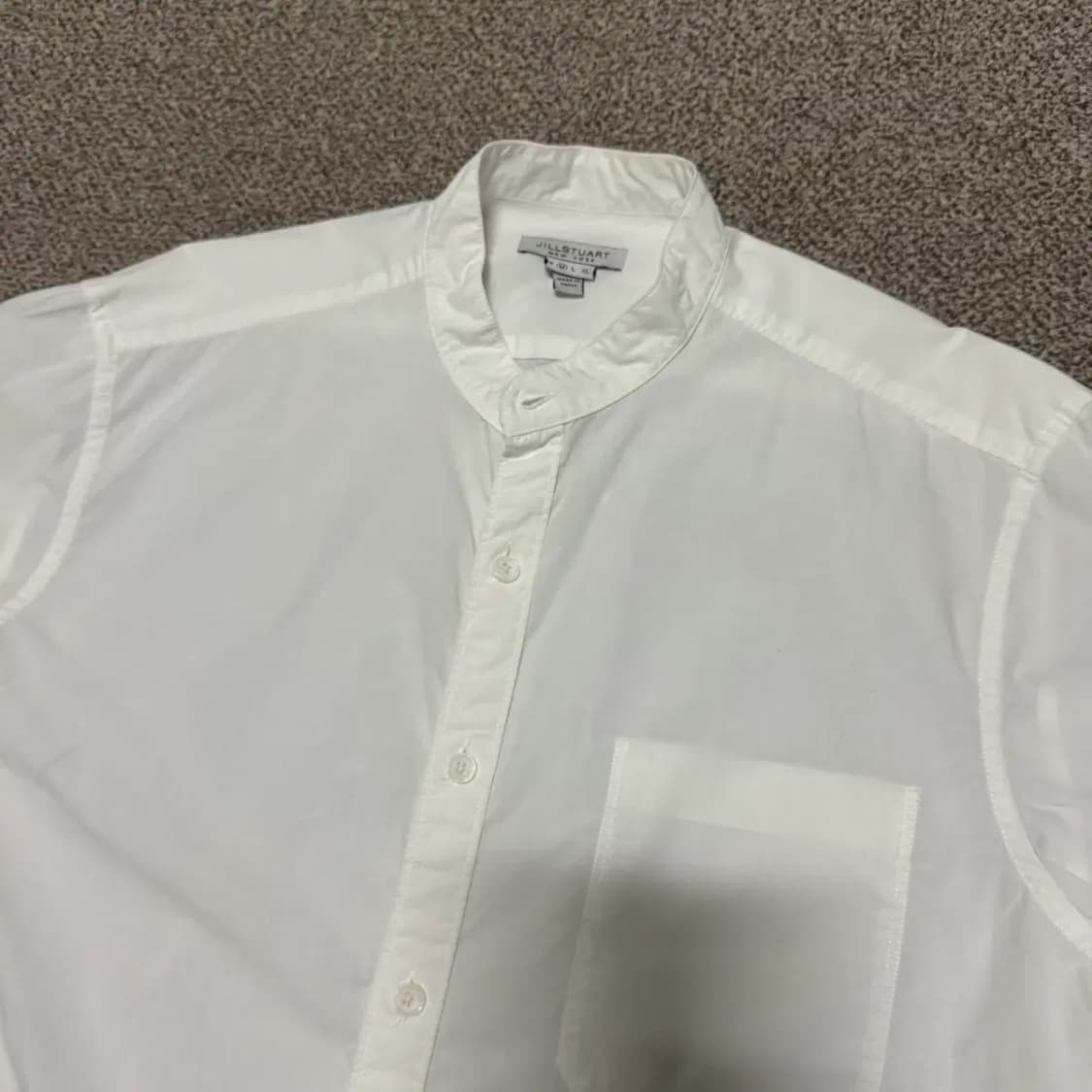 M 질스튜어트 화이트 헨리넥 셔츠 상품이미지3