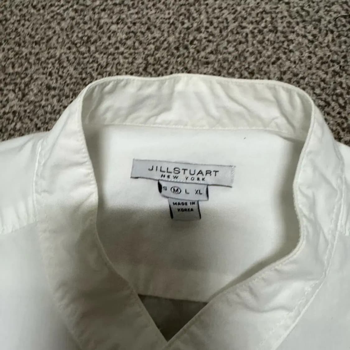 M 질스튜어트 화이트 헨리넥 셔츠 상품이미지4