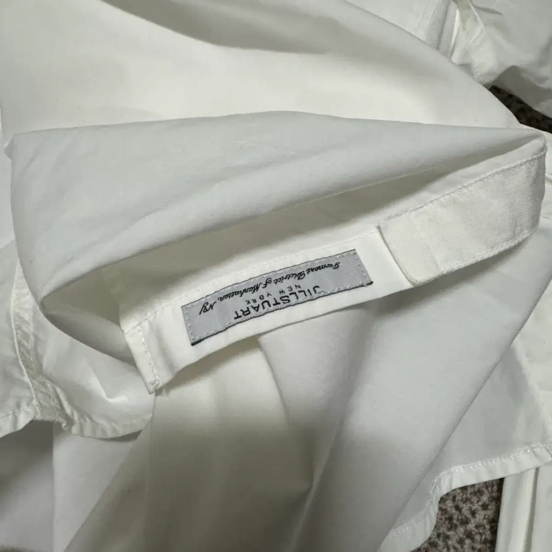 M 질스튜어트 화이트 헨리넥 셔츠 상품이미지6