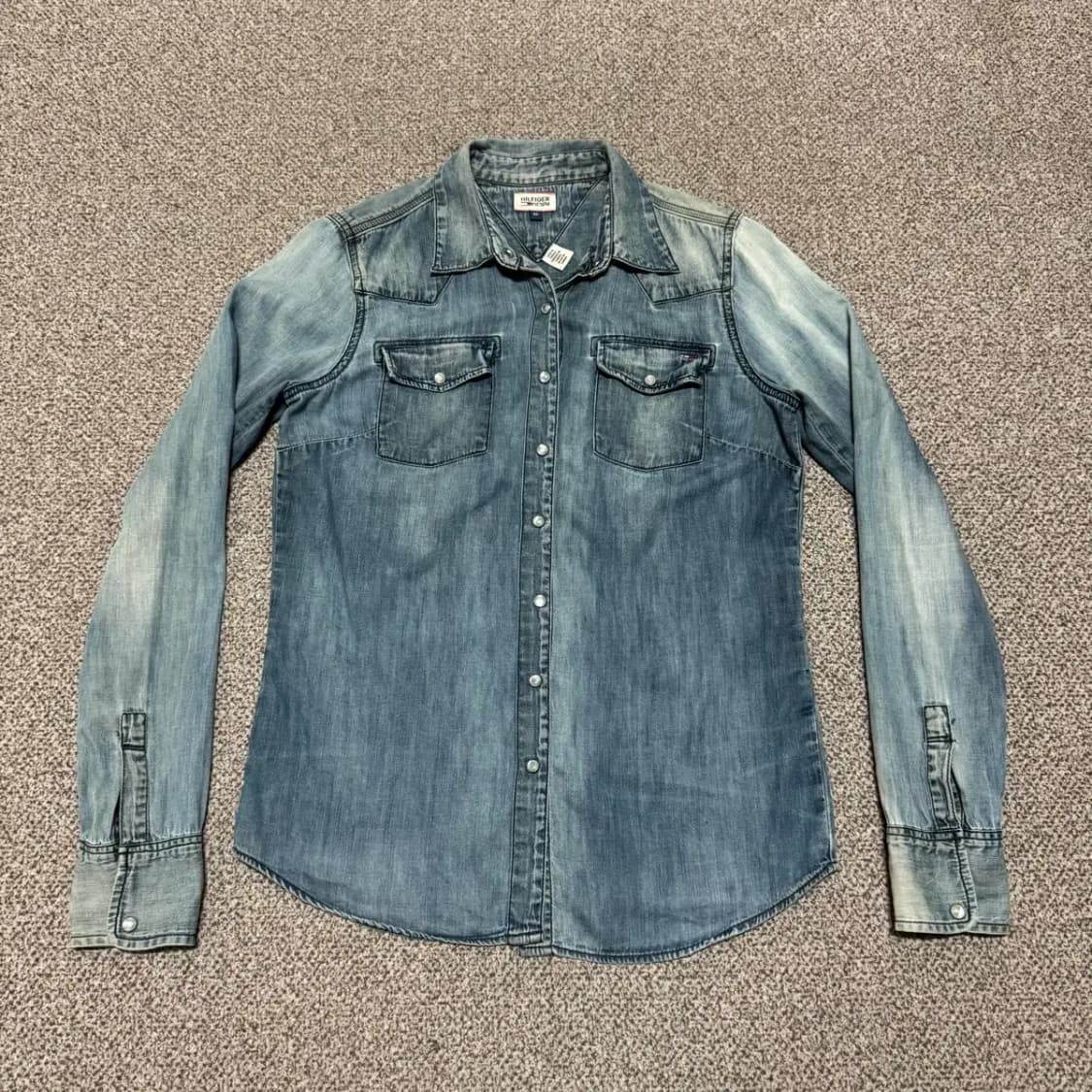Xs 타미힐피거 데님 셔츠 상품이미지1