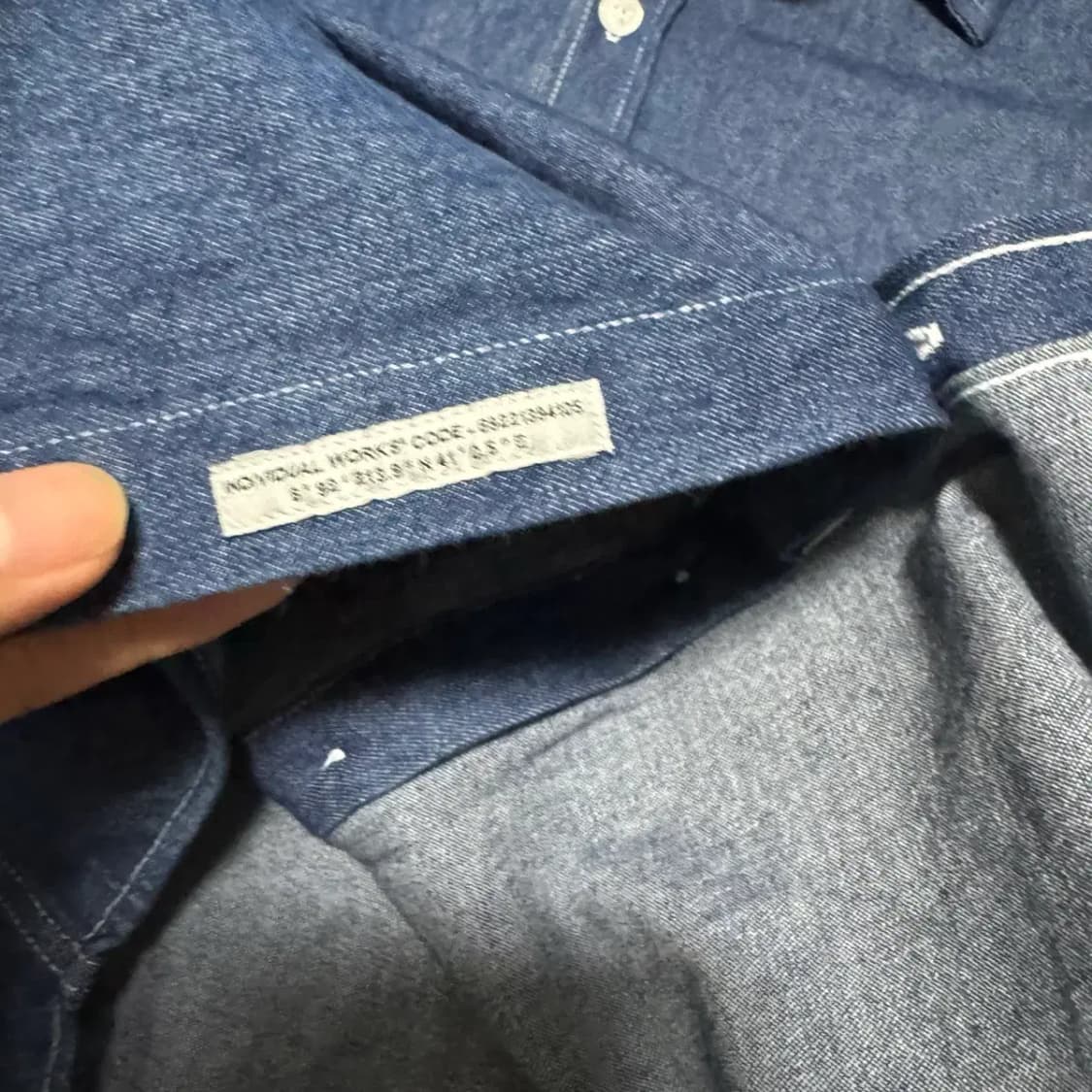 M 필루미네이트 데님 셔츠 상품이미지4