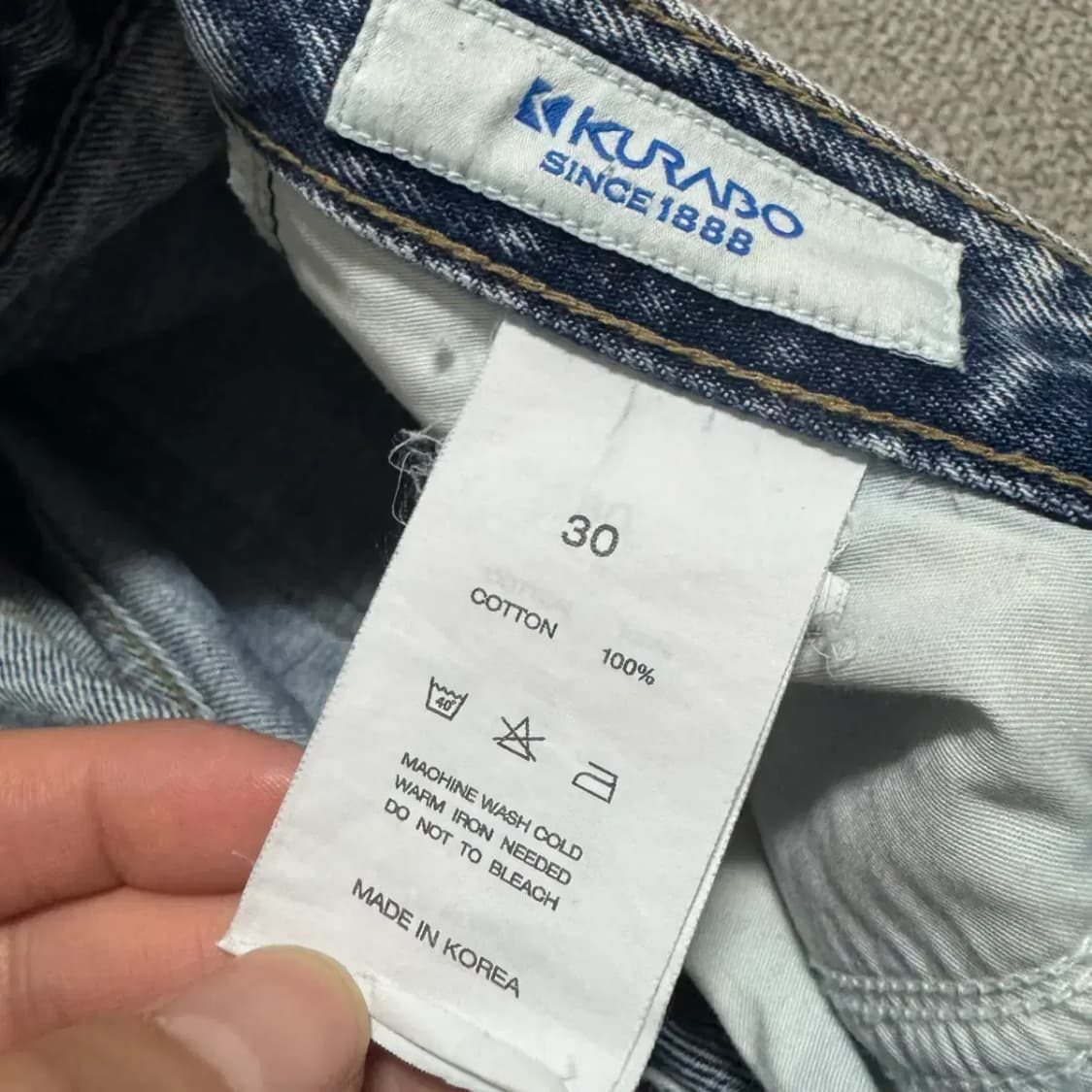 30 인스턴트데님 청바지 상품이미지7
