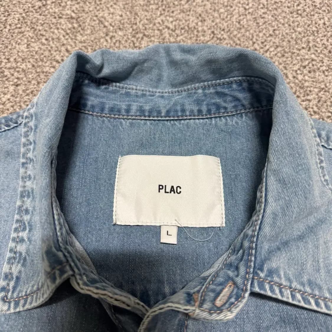 L 플랙 데님 셔츠 상품이미지3