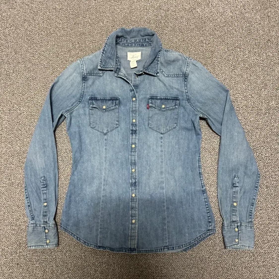 Xs 리바이스 데님 셔츠 여성 상품이미지1