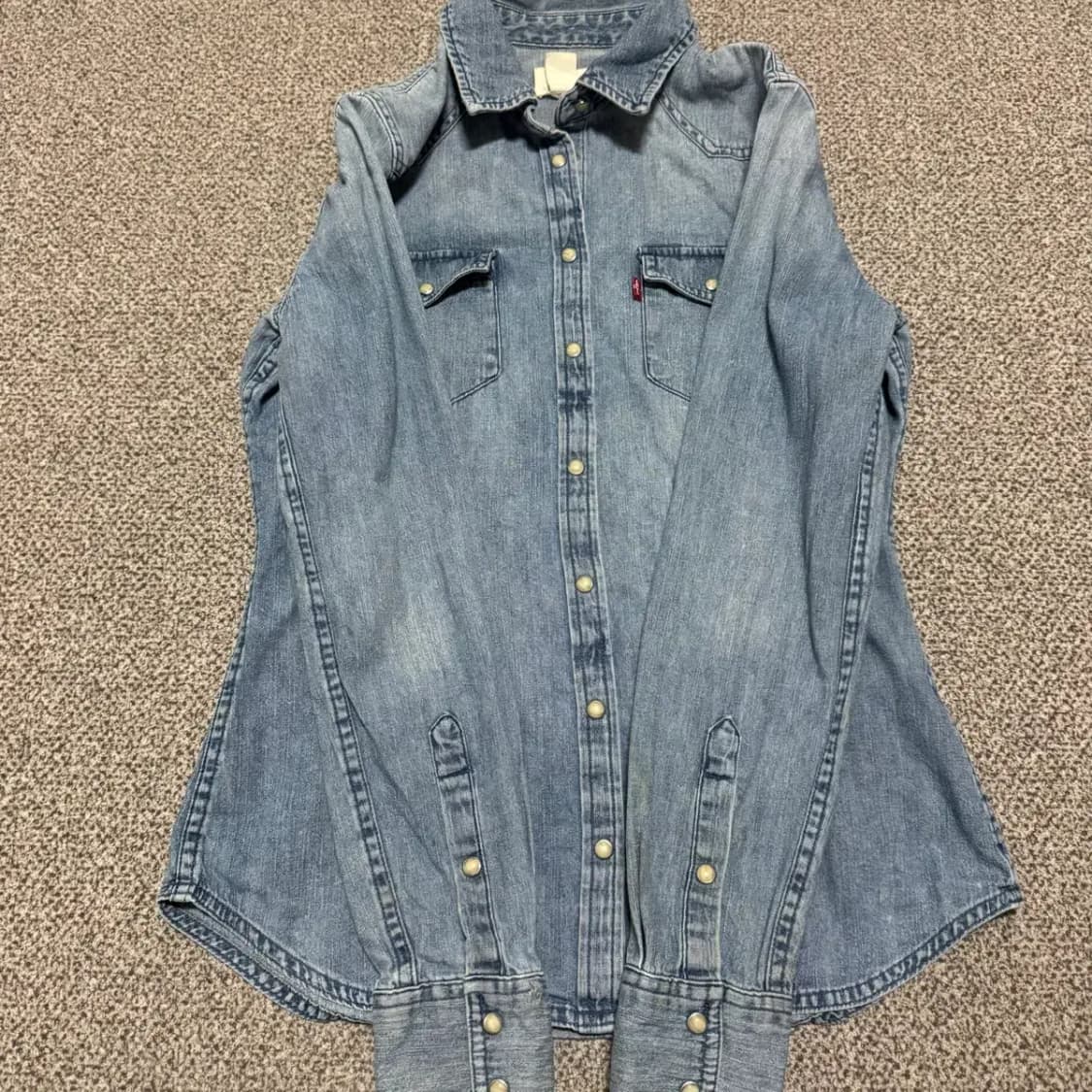 Xs 리바이스 데님 셔츠 여성 상품이미지10