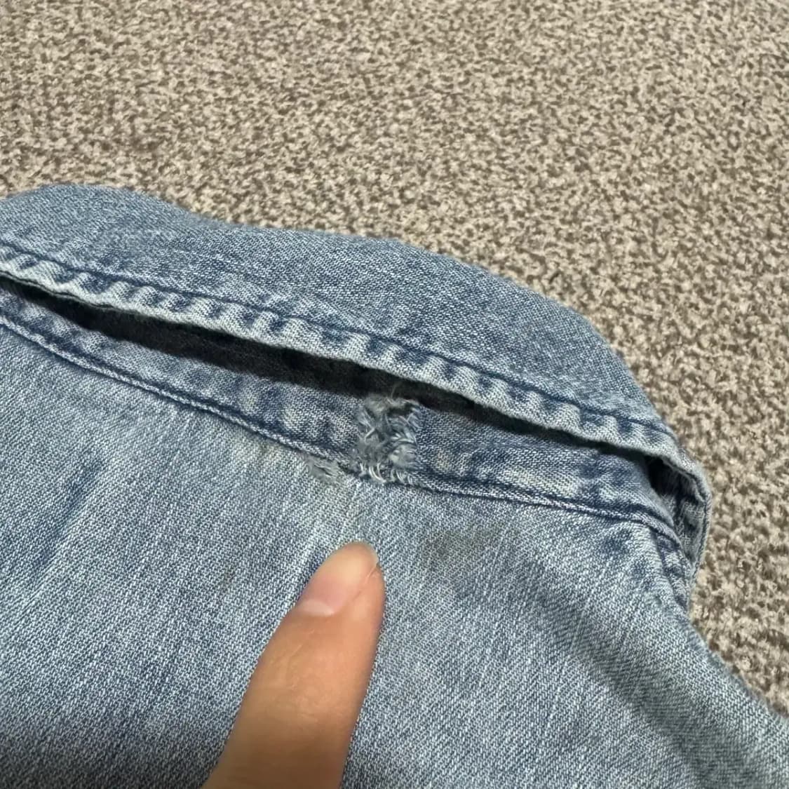 Xs 리바이스 데님 셔츠 여성 상품이미지8