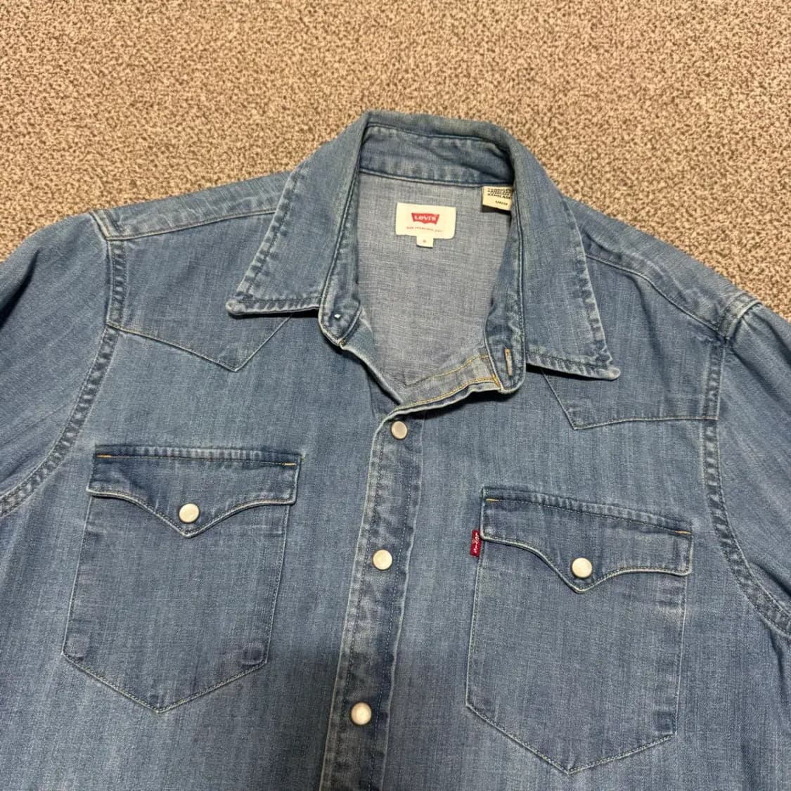 S 리바이스 데님 셔츠 상품이미지3