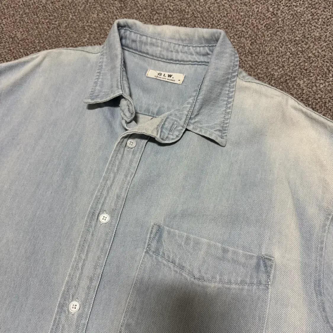M 굿라이프웍스 GLW 데님 셔츠 상품이미지2