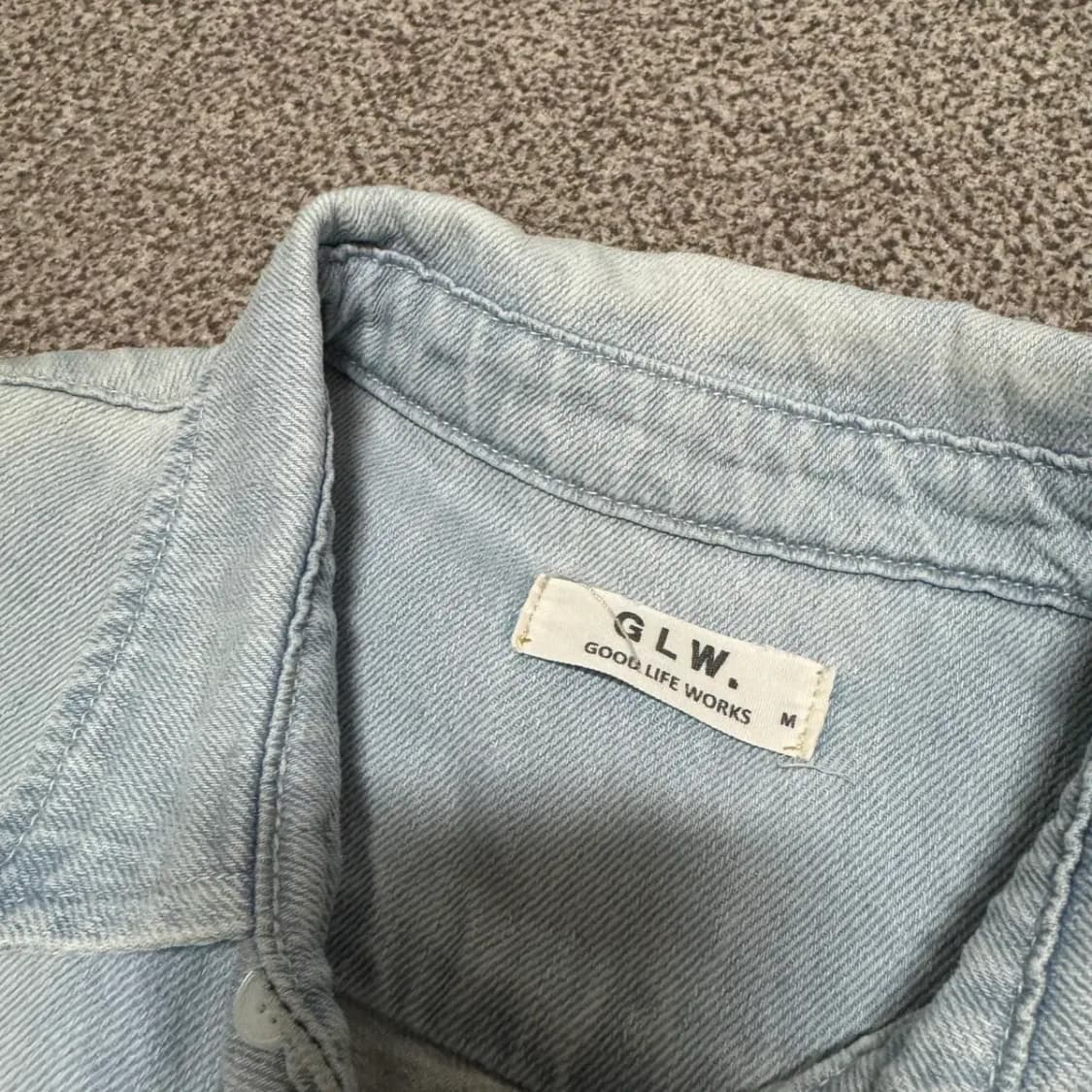 M 굿라이프웍스 GLW 데님 셔츠 상품이미지3