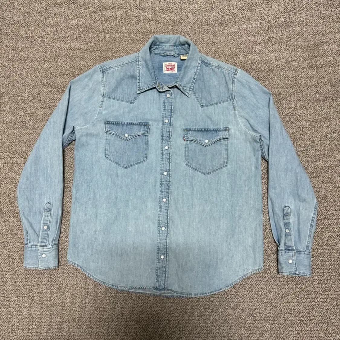 M 리바이스 데님 셔츠 여성 상품이미지1