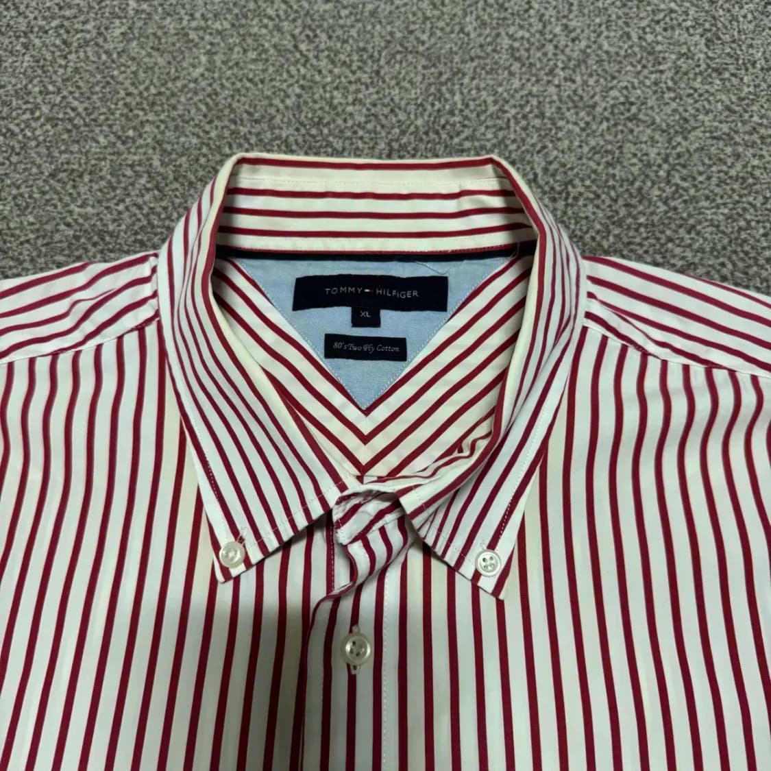 XL 타미힐피거 스트라이프 반팔 셔츠 상품이미지3