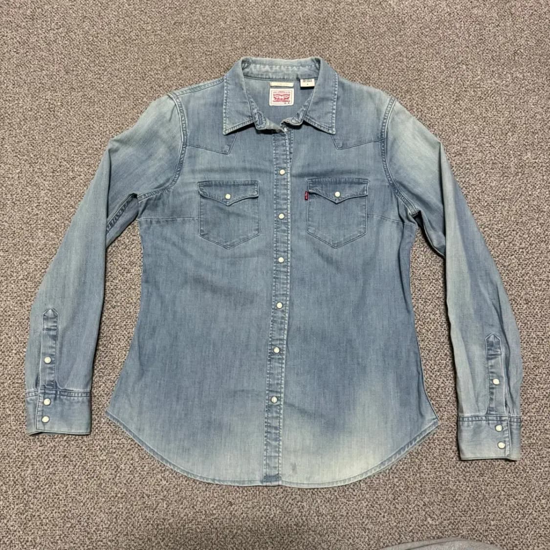 M 리바이스 데님 셔츠 여성 상품이미지1