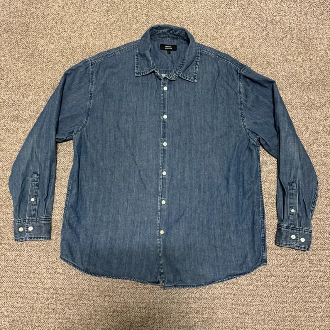 L 무신사스탠다드 데님 셔츠 상품이미지1