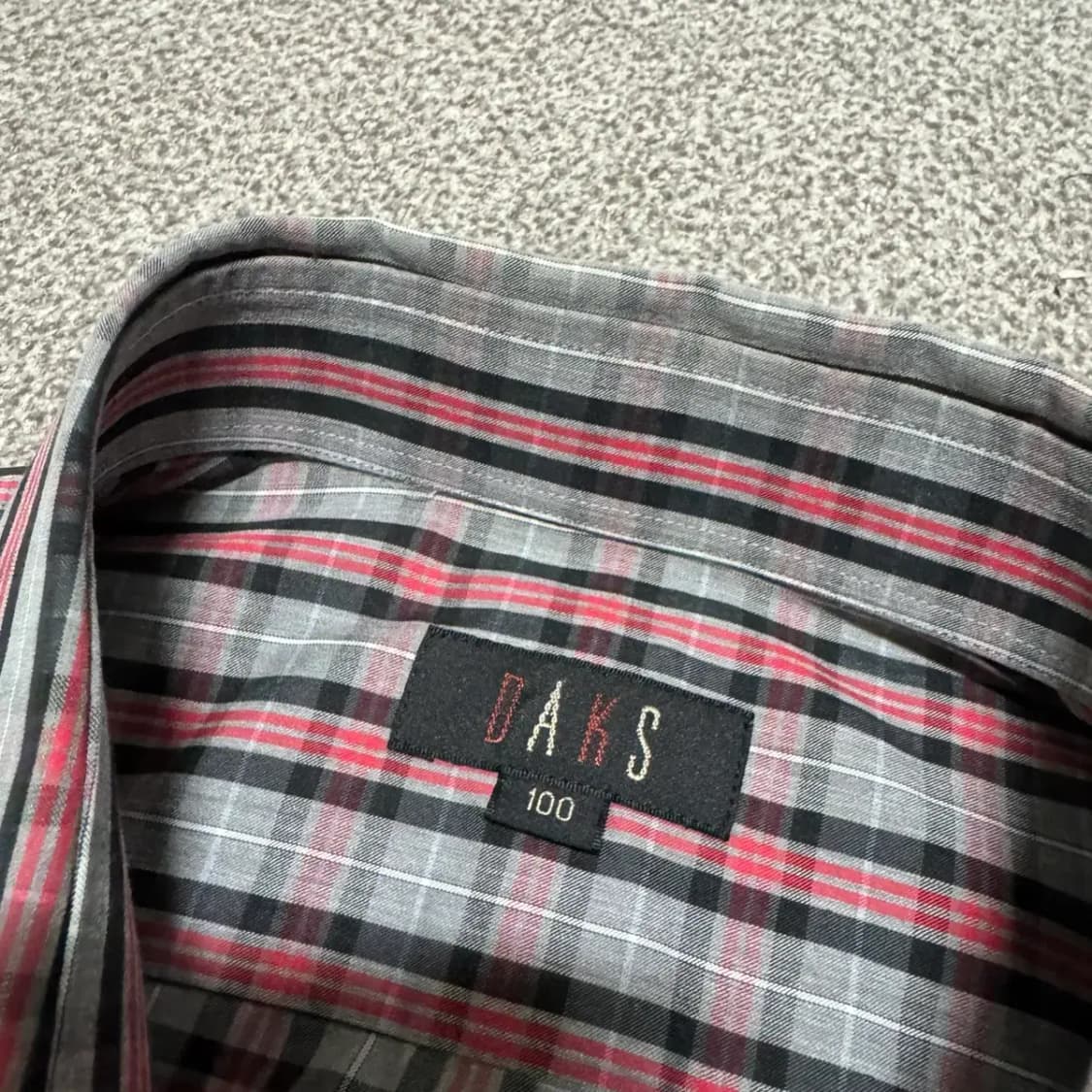 100 닥스 체크 셔츠 상품이미지3