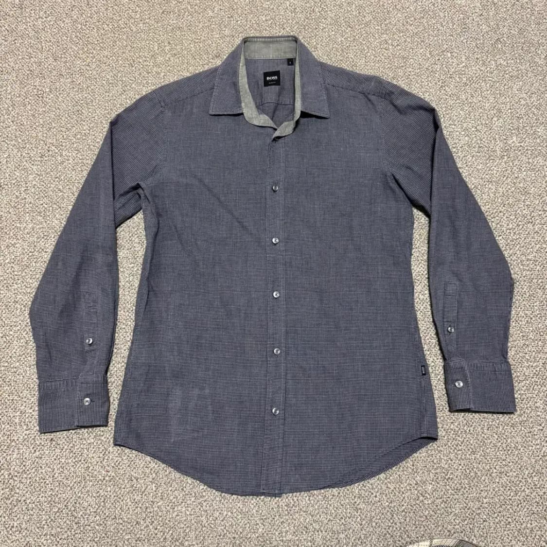 S 휴고보스 체크 셔츠 상품이미지1