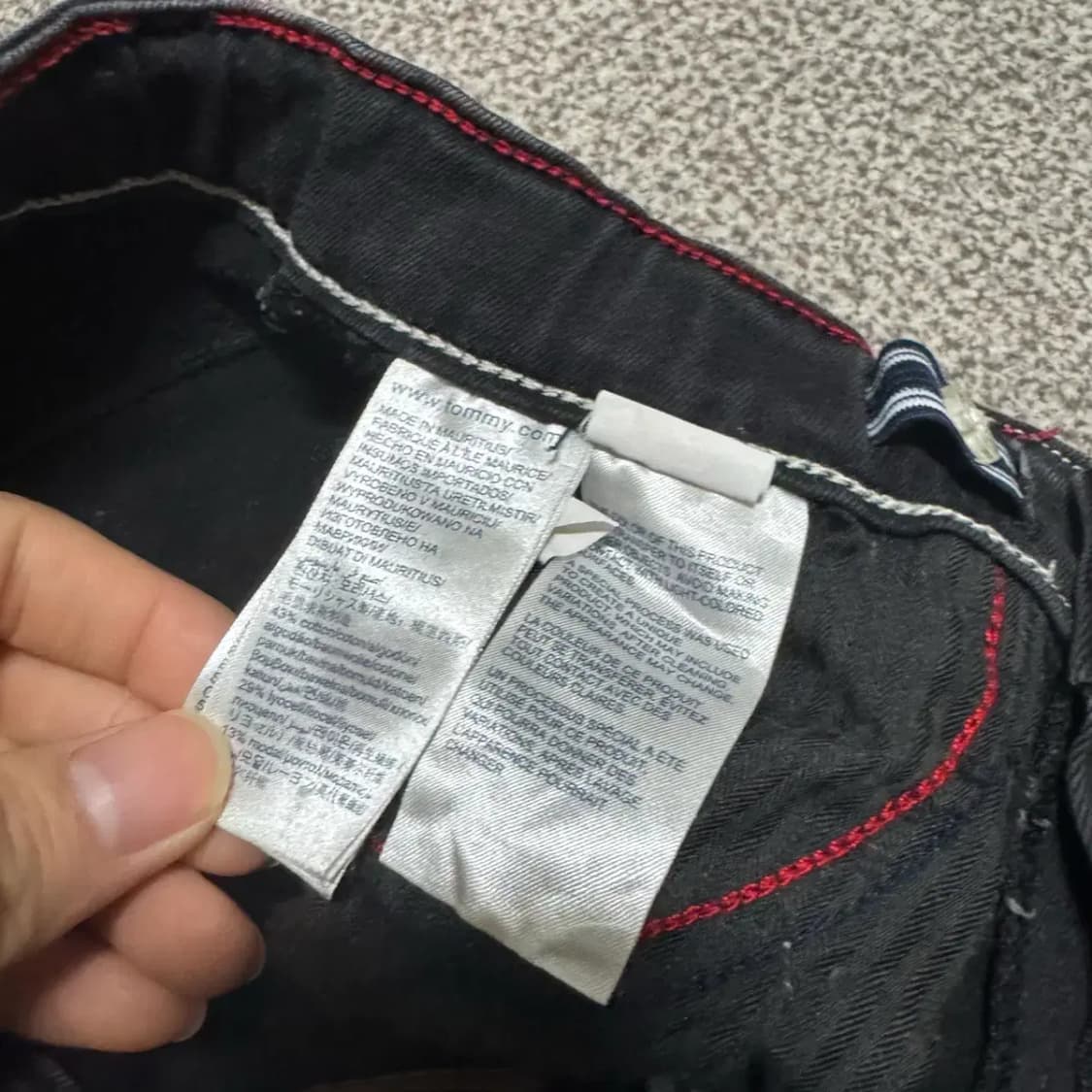 26 타미힐피거 흑청바지 상품이미지7