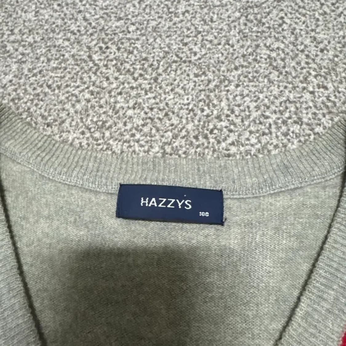 100 헤지스 아가일 울 니트 상품이미지3