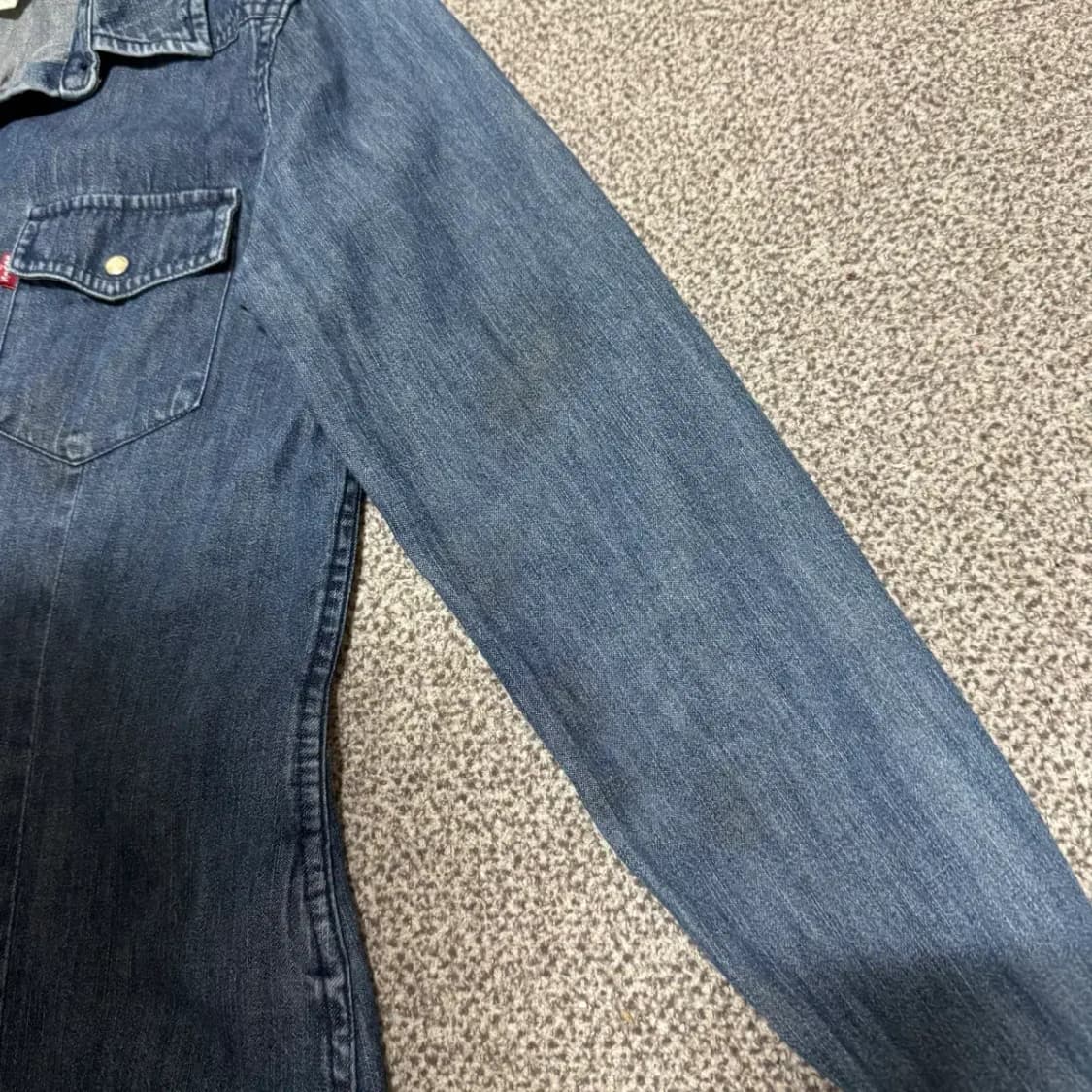 S 리바이스 데님 셔츠 여성 상품이미지4