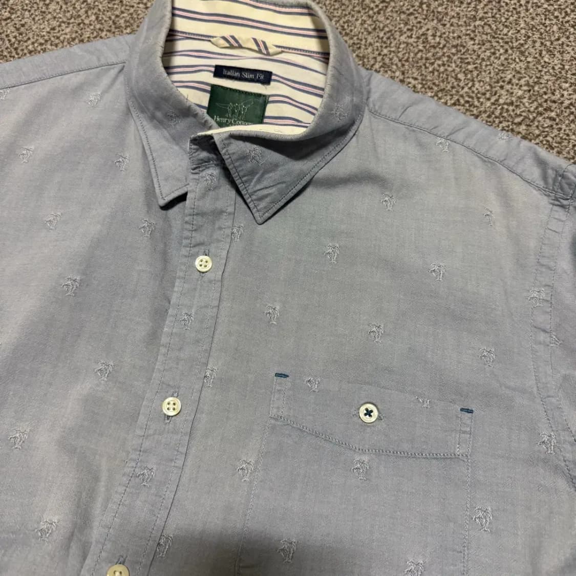 105 헨리코튼 반팔 셔츠 상품이미지4